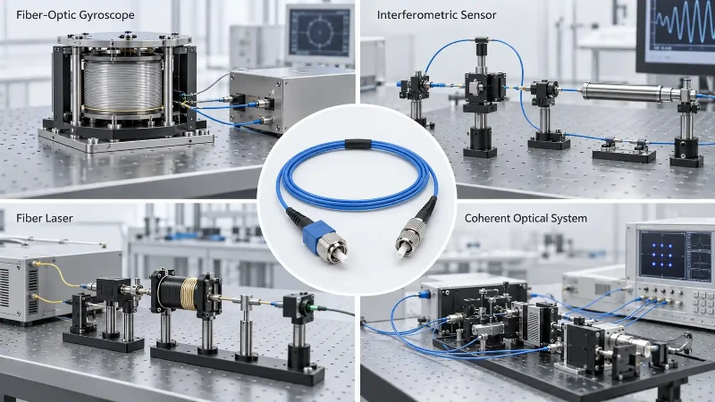 Typical applications of polarization-maintaining fiber Typical applications of polarization-maintaining fiber